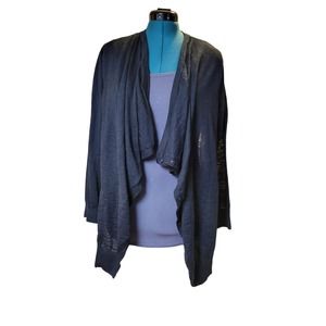 Daily‎ Thred Black Cardigan 1X